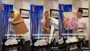 Le regala a su novio un retrato con su perro fallecido y llora emocionado