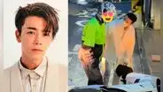 Donghae de SUJU ayudó a motociclista que sufrió accidente en pista mojada por la lluvia