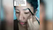 Joven realiza maquillaje de bailarina de caporales y resultado es todo un éxito  