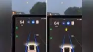 Registran cómo el piloto automático de Tesla confunde la Luna con la luz de un semáforo