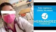 Profesora que se burló de su único estudiante que fue a clases presenciales indignó a México 