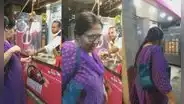 Una madre hace notar que no es fanática de las habilidades que tiene el vendedor de helados