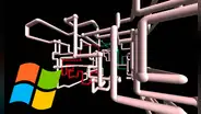 Windows: ¿qué pasó con el famoso protector de pantalla de las tuberías 3D?