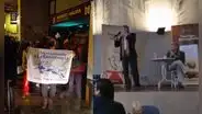 La Resistencia irrumpió con insultos presentación del libro de Francisco Sagasti