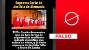 Es falso que Alemania haya demostrado que no se pueda probar científicamente la existencia de un virus