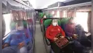 Mascarillas son obligatorias en el transporte público