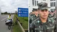 Padre viaja 1.400 kilómetros en bicicleta para acudir a la graduación de su hijo