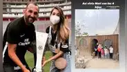 Hernán Barcos: el departamento que él y su esposa le regalaron a la niñera de sus hijos