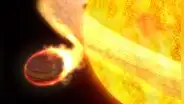 El planeta que está siendo tragado lentamente por su estrella