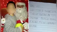 Niño pide como regalo a Papá Noel que su mesa tenga comida para Navidad