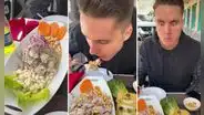 TikTok viral: español prueba por primera vez ceviche peruano y queda cautivado por su sabor