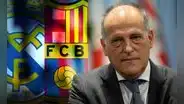Tebas arremete contra el Madrid y el Barza por la Superliga: “Mienten más que Putin”