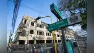 Tras 5 años del incendio en Galería Nicolini, inicia proceso de demolición