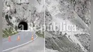 Arequipa: persisten derrumbes en cerro donde se ubica túnel de Maca