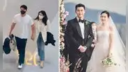 Hyun Bin y Son Ye Jin viajan a su luna de miel: fotos y videos de su paso por el aeropuerto