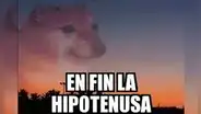 ¿Qué significa la frase “En fin, la hipotenusa” y en qué situaciones suele utilizarse?