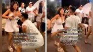 Jóvenes cautivan a miles con sus espectaculares pasos de festejo al ritmo de “Saca la mano”