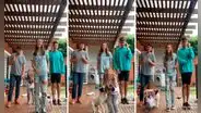 Familia intenta cumplir el reto de “My name is Chicky”, pero su perrito arruina todo