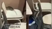 Ratón entra a un salón de clases durante examen y ‘salva’ a los alumnos de la prueba