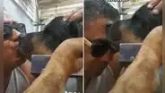 Hombre da el último adiós a su perrita durante la eutanasia y le dedica emotivas palabras