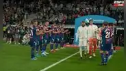 Ante el aplauso del Bernabéu: Levante le hizo el pasillo de campeón al Real Madrid