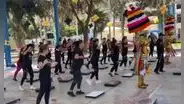 Gimnasio en Huánuco imparte clases de aeróbicos al ritmo de la danza de los negritos