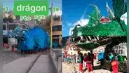 Escolares construyen antorchas de dragones en Andahuaylas y sorprenden con su creatividad
