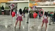 Joven va al aeropuerto con globos para recibir a su novio extranjero, pero él ni la reconoce