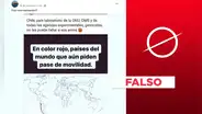 No, Chile no es el único país del mundo que pide “pase de movilidad”
