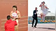 Atleta peruana sorprendida con pedida de mano en Juegos Panamericanos 2019 dio el sí en el altar
