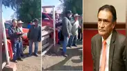 Ciudadanos intentan agredir a excongresista fujimorista Héctor Becerril