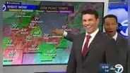 Reportero del clima descubre en plena transmisión que la pantalla siempre fue táctil