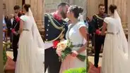 Novia sorprende a su futuro esposo cantando “Aleluya” en el altar y él rompe en llanto