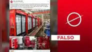 No, la marca de bebidas Coca-Cola no está donando “580 refrigeradoras y minineveras”