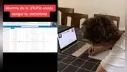 Alumno olvida apagar su micrófono y hace comentario sin imaginar que le anularían el examen