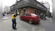 ¿Qué sanción se aplica si un vehículo ingresa a la zona peatonal del Centro de Lima?