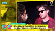 Pietro Sibille se enfrenta a “Amor y fuego” luego de que se le preguntara por Andrea Luna