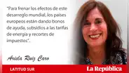 Nubes grises en el horizonte, por Ariela Ruiz Caro