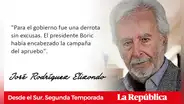 Para la historia del rechazo