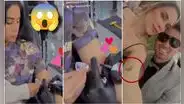 ¿Mismo tattoo? Melissa Paredes se tatúa el brazo y diseño es comparado con el de Ale Venturo