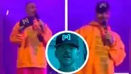 J Balvin olvida diferencias y se coloca una gorra de Residente durante concierto en Brasil
