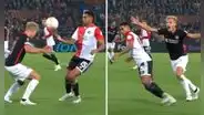 ¡A puro barrio! Marcos López y su ‘viveza’ para eludir a un rival al tocar el balón con la mano