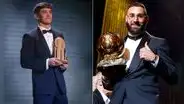 La peculiar mirada de Gavi a Benzema que dio la vuelta al mundo tras el Balón de Oro del francés
