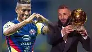 Karim Benzema ganó el Balón de Oro y Pedro Aquino le dedicó un mensaje con icónica foto de ambos
