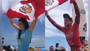 Peruanos Daniella Rosas y Miguel Tudela triunfan en campeonato de surf en Brasil