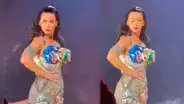Katy Perry preocupa a sus fanáticos luego de que se le cayera un párpado en pleno concierto