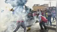 Paro Nacional: Policía lanza bombas lacrimógenas para normalizar el tránsito en el Cercado de Lima