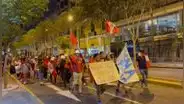Marcha en Lima: estudiantes de la UNA llegaron a la capital para protestar contra Boluarte