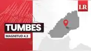 Temblor de magnitud 4.3 se sintió en Tumbes hoy, según IGP