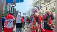 Marcha en Lima: efectivos policiales resguardaron plaza San Martín
